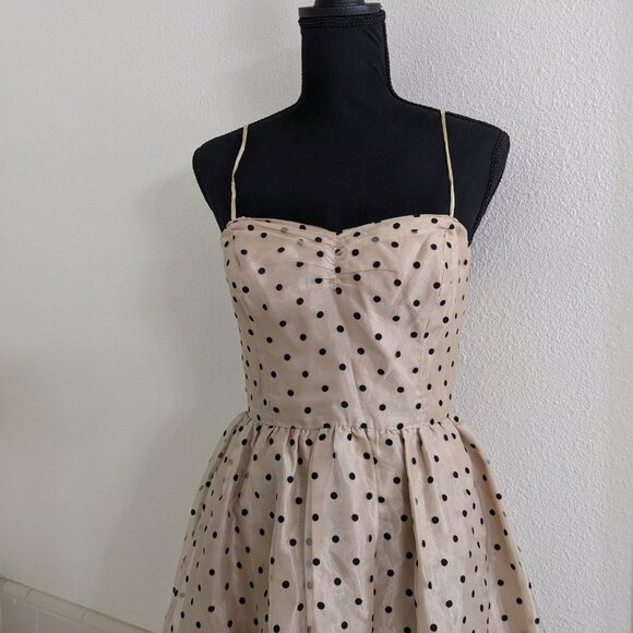 Papell Boutique Evening Polka Dot Dress (Size 4) - Picture 2 of 9